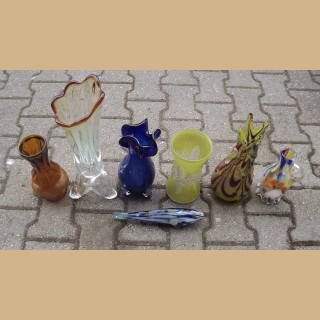 oggetti in vetro da collezione o da regalo vari tipi pezzi 7 costo 100 euro